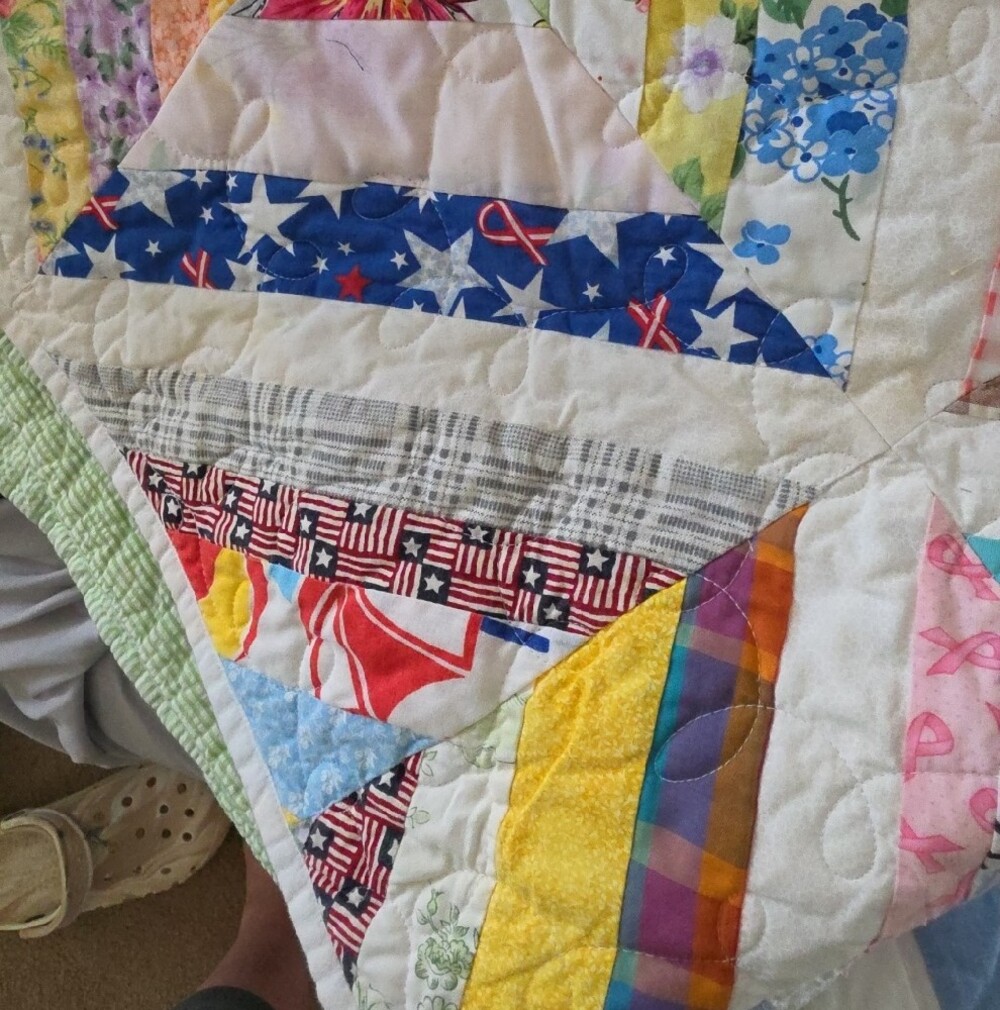 Handmade String Quilt - Picture 8 of 10